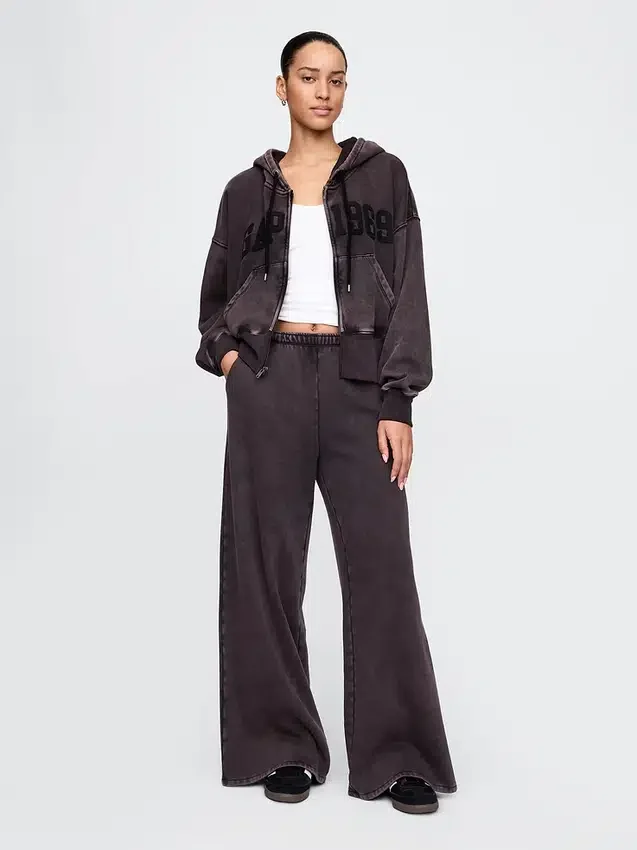 Vintagesoft Baggy Wide-Leg Sweatpants