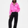 Vintagesoft Wedge Zip Hoodie