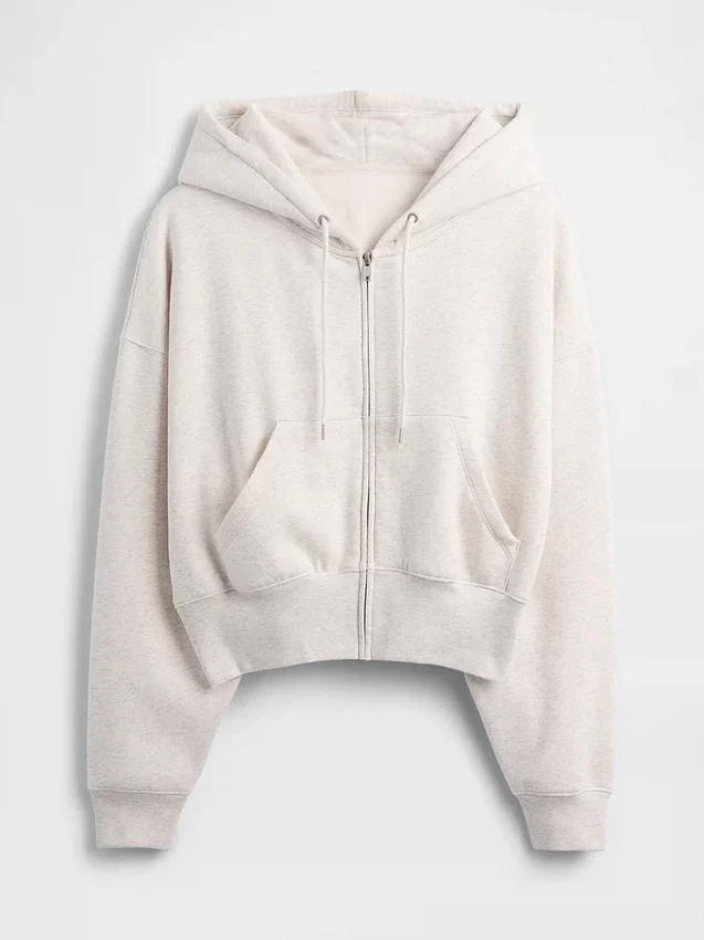 Vintagesoft Wedge Zip Hoodie