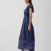 Voile Smocked Waist Maxi Dress