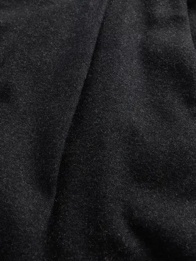 Wool-Blend Relaxed Straight Trousers